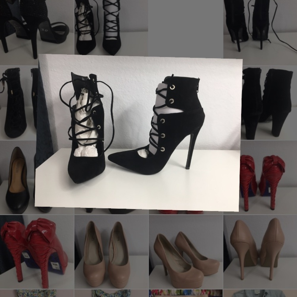 Lace up heels